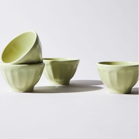 NIB Anthropologie Mini Matte Latte Bowls Set - Picture 5 of 6